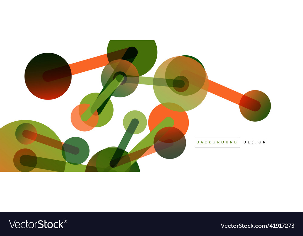 Abstract background round dots connected by lines