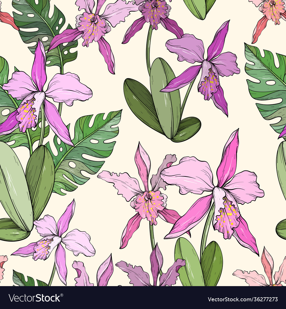 Abstraktes Vintage nahtloses Blumenmuster