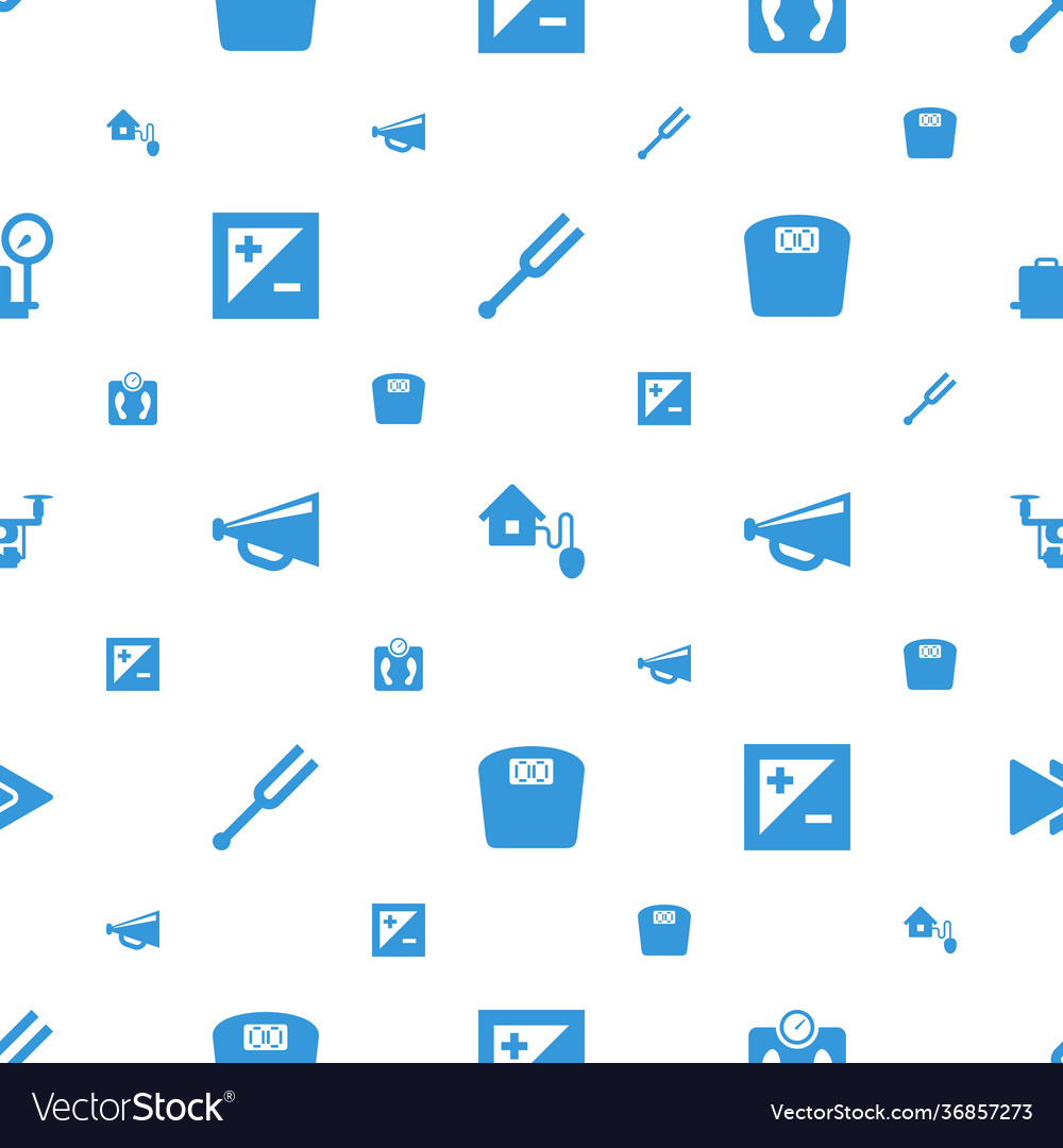 Control icons pattern seamless white background