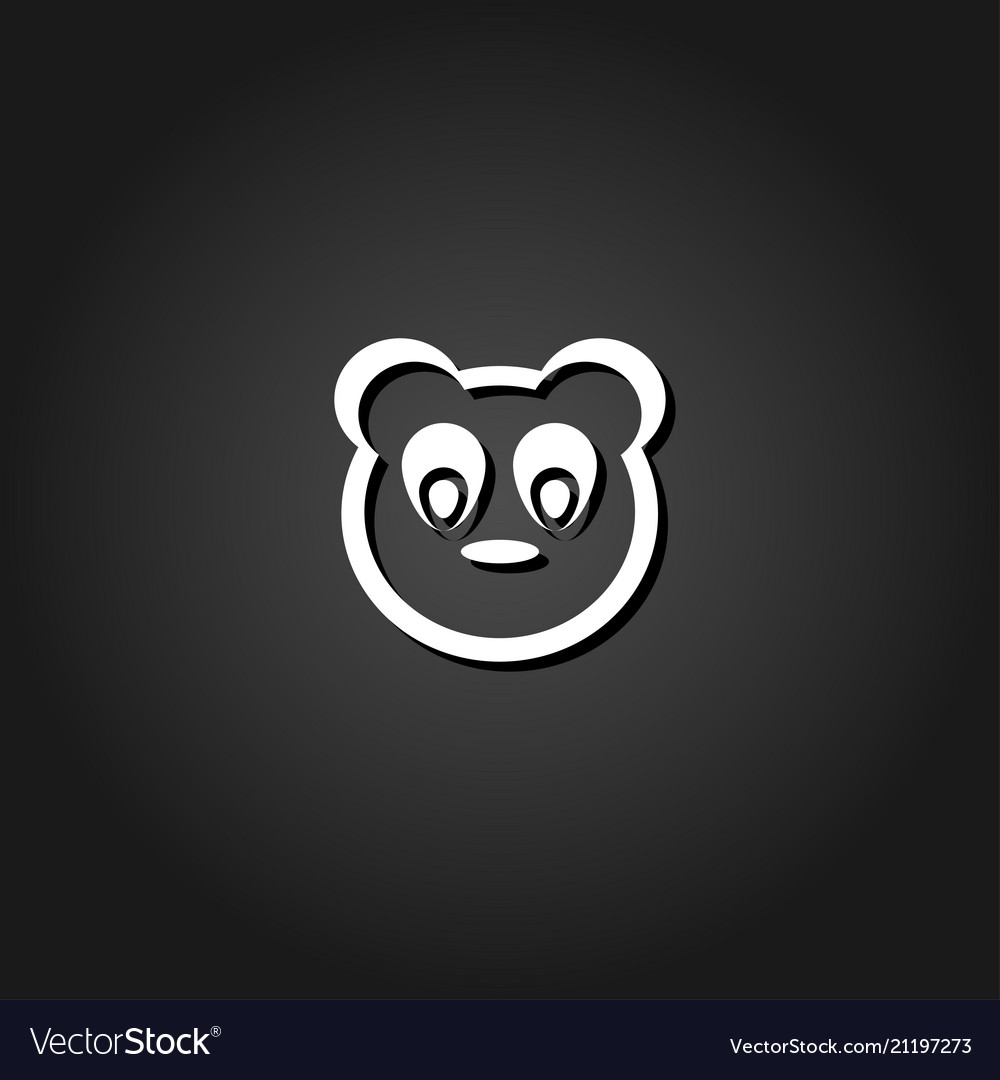 Cute Panda Face Icon
