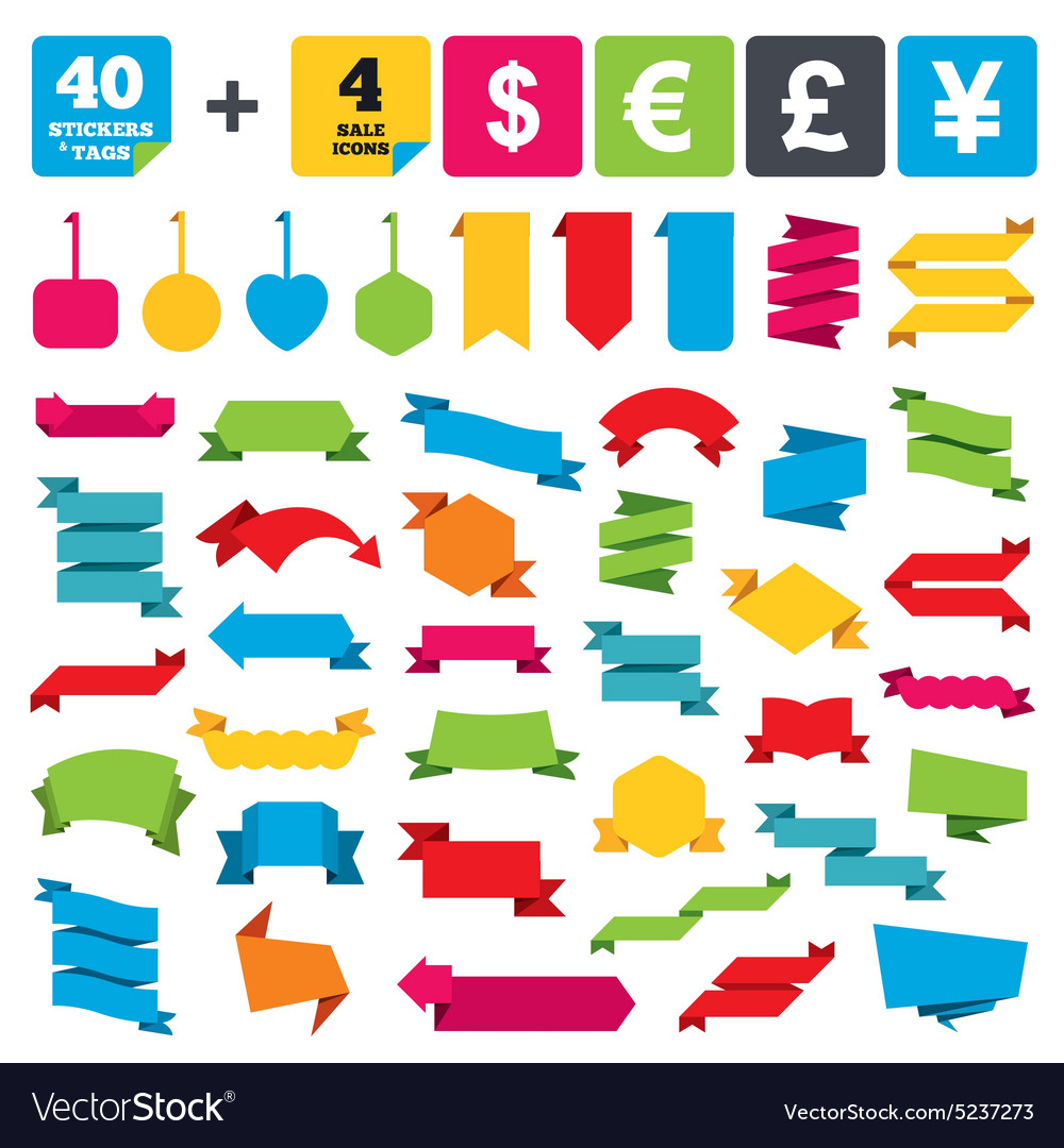 Dollar euro pound and yen currency icons