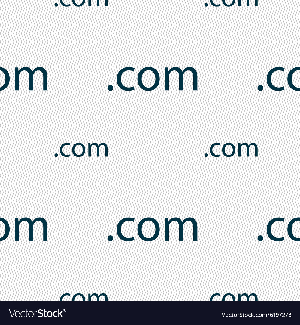 Domain com sign icon top-level internet