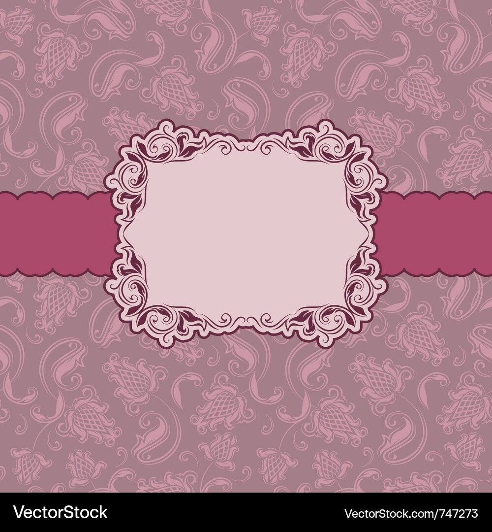 Template frame design Royalty Free Vector Image