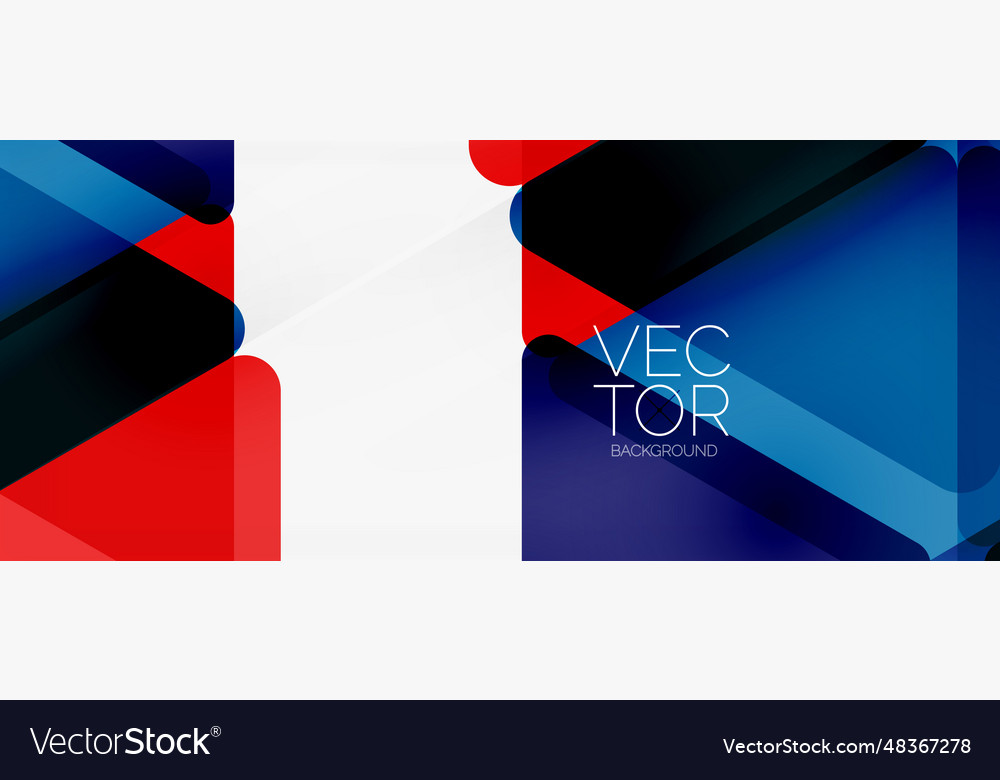 Abstract background color transparent triangles Vector Image Abstract background color transparent triangles