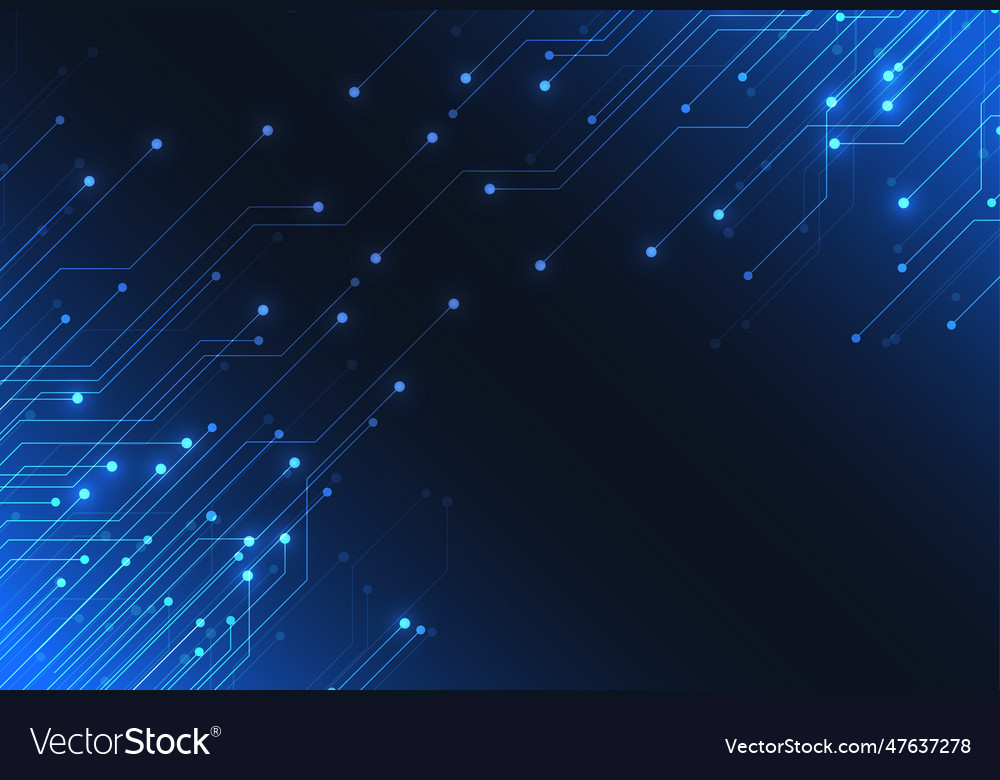 Abstract digital background with technology Vector Image