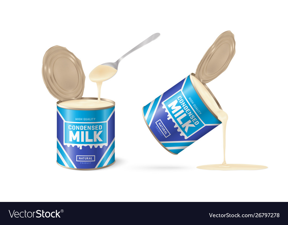 Condensed Milk Royalty Free Vector Image Vectorstock 7705