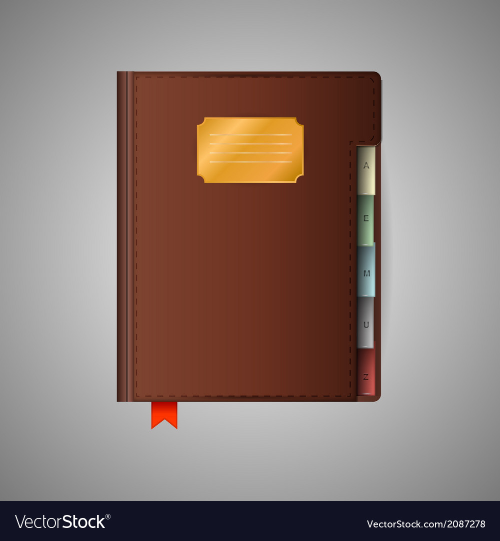 Notebook Royalty Free Vector Image - VectorStock