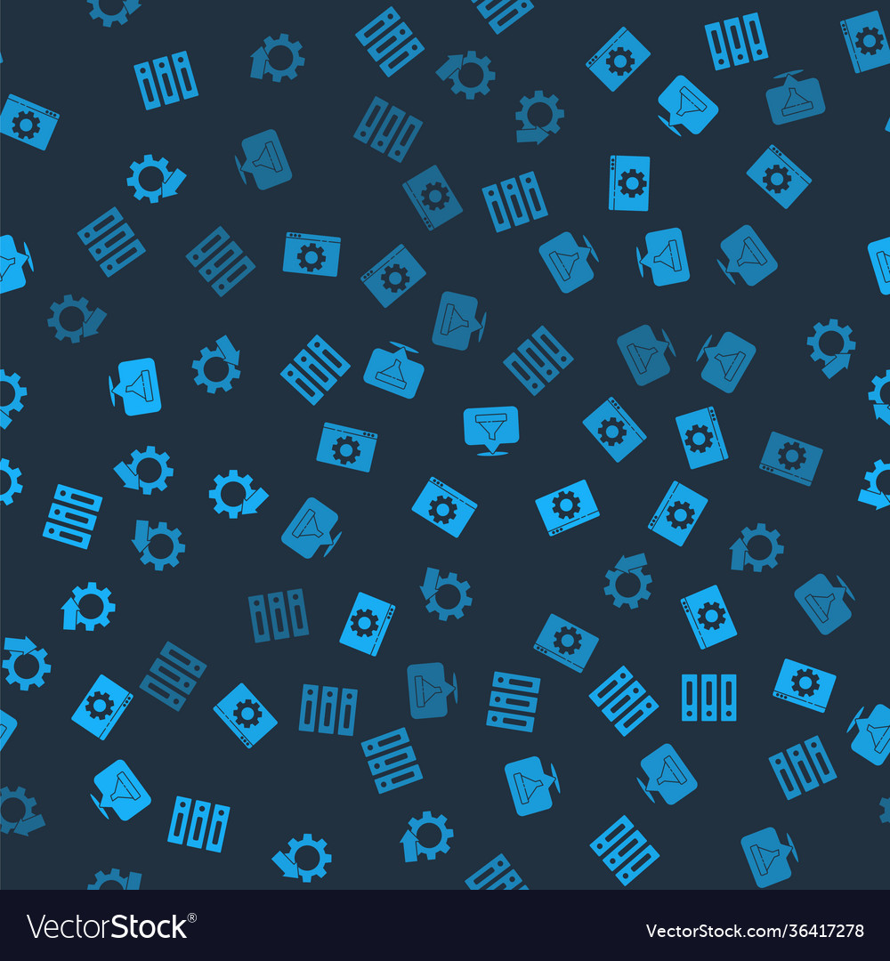 Set server data web hosting browser setting vector image Set server data web hosting browser setting