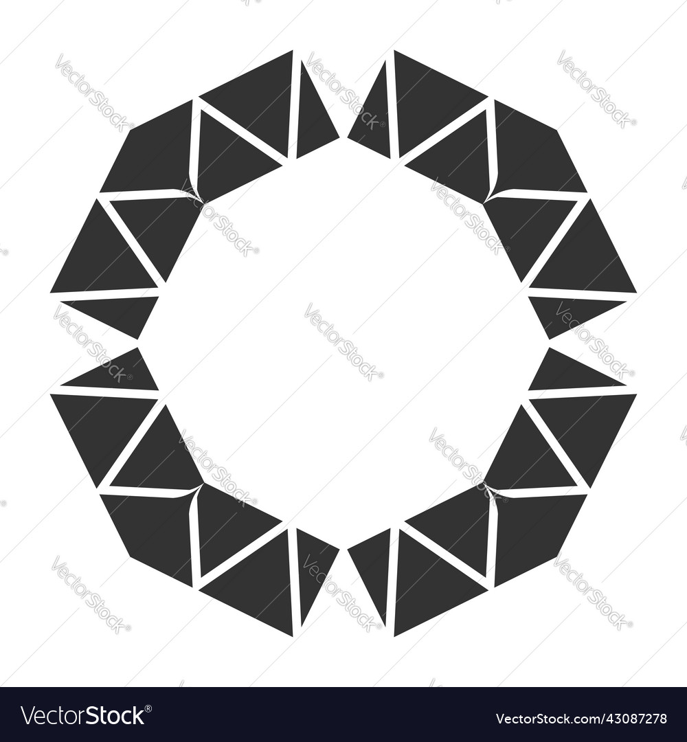 Simple motif mandala shape element circular round