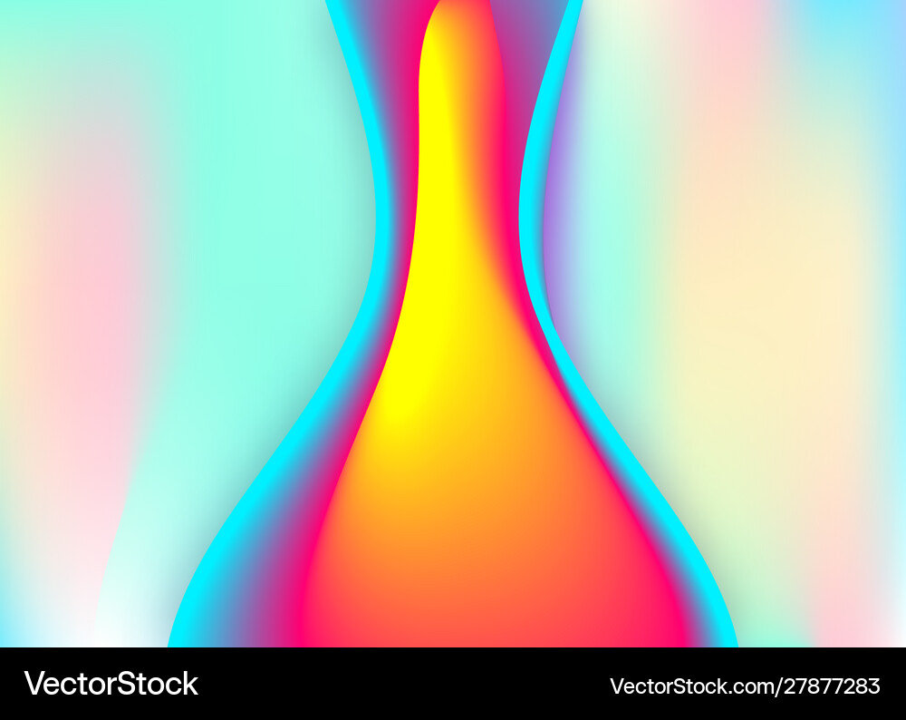 Liquid elements background with dynamic shapes Vector Image