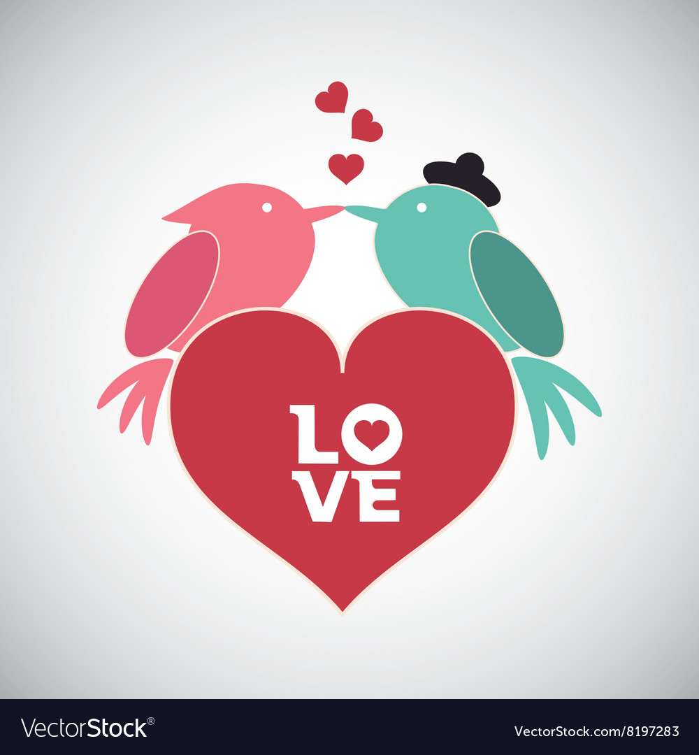 Love with bird design