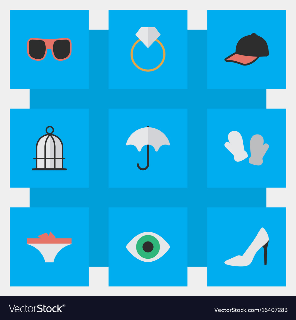 Set of simple instrument icons