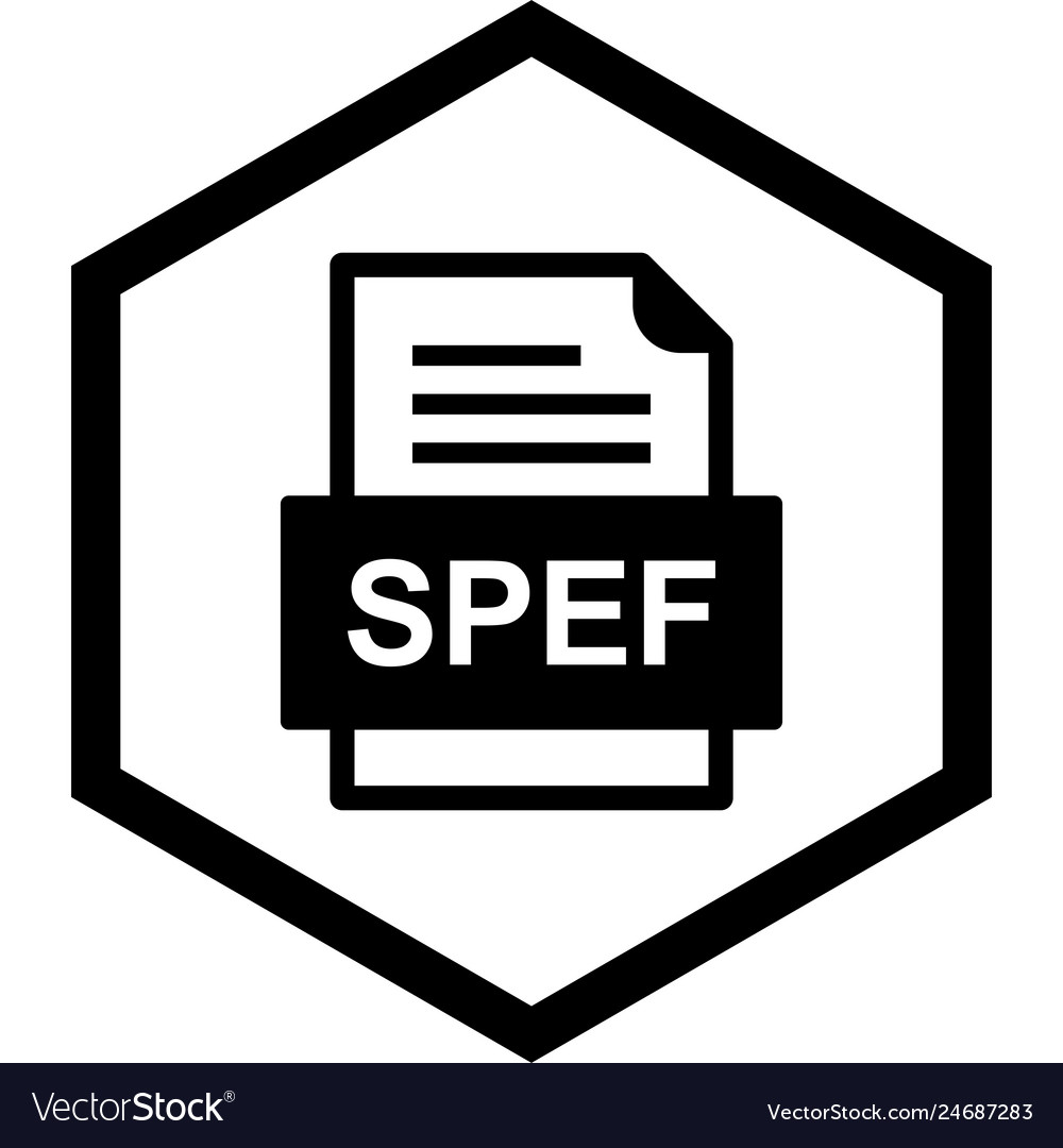 Spef file document icon