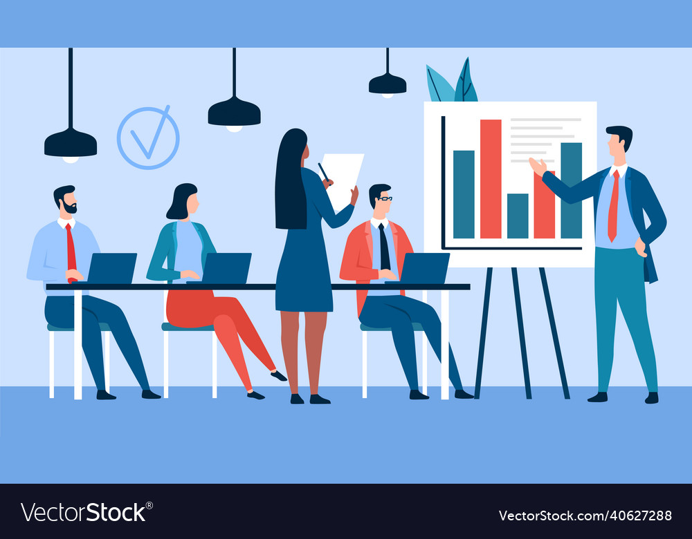 Business people concept Royalty Free Vector Image