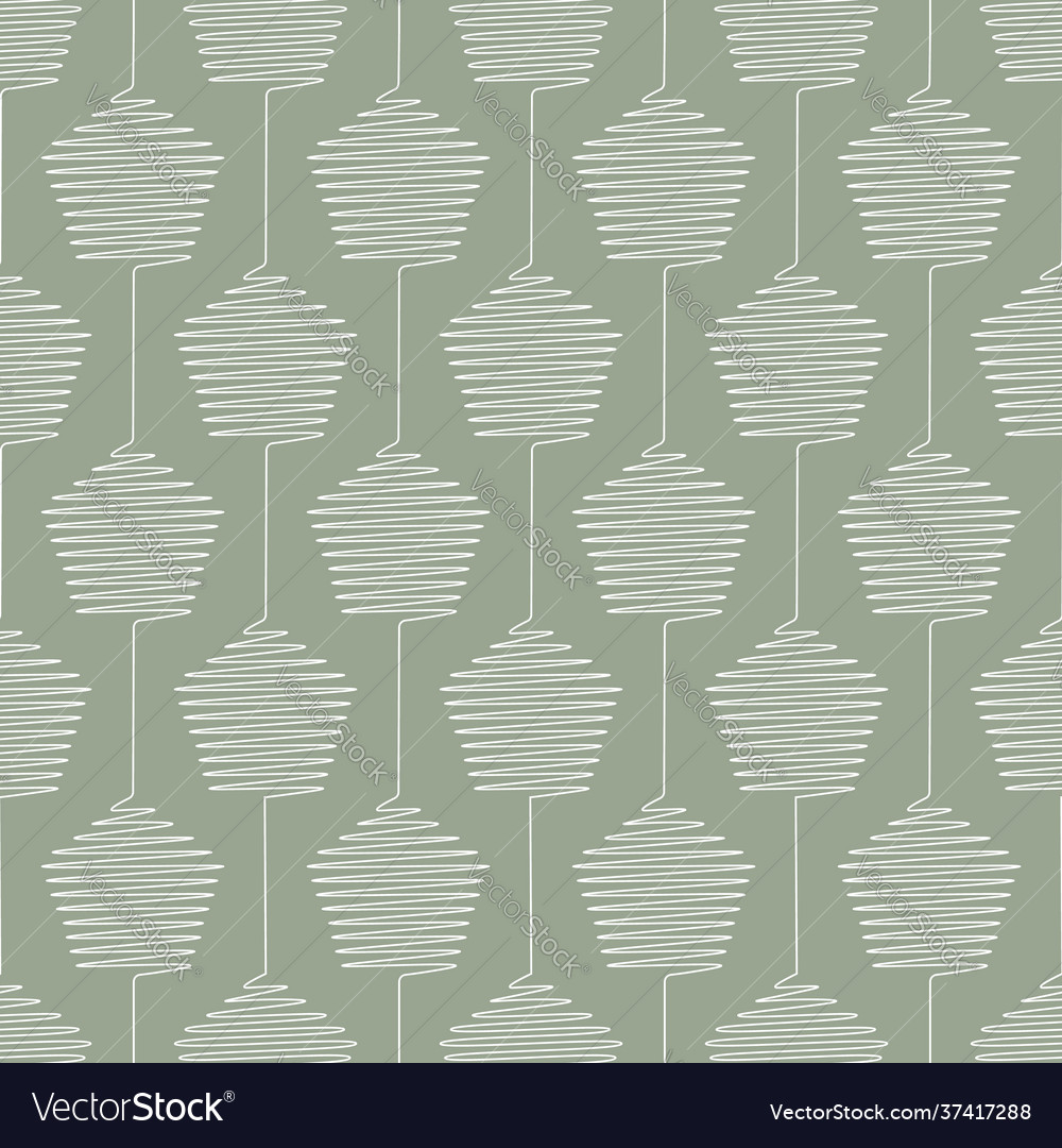 Geometric pattern with scribbled pentagons vector image Geometric pattern with scribbled pentagons