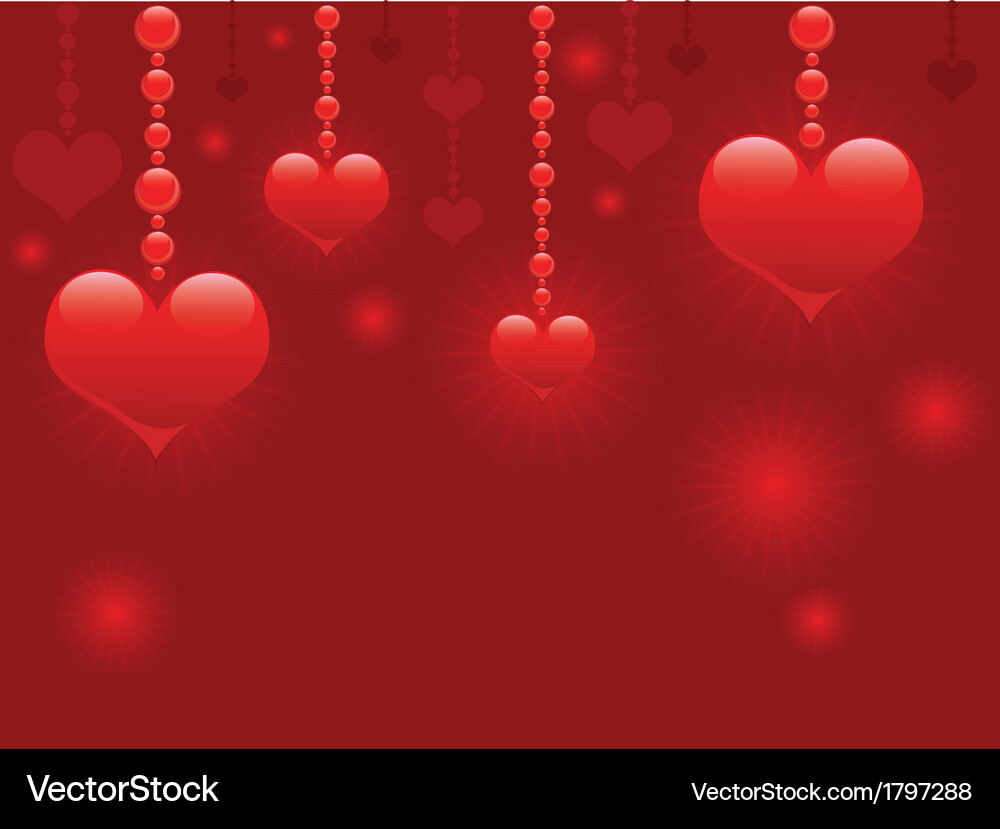 Red hearts set Royalty Free Vector Image - VectorStock