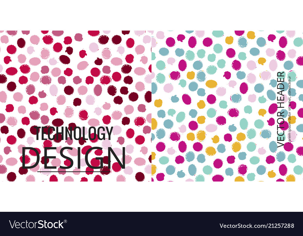 Set of geometric pattern abstract background