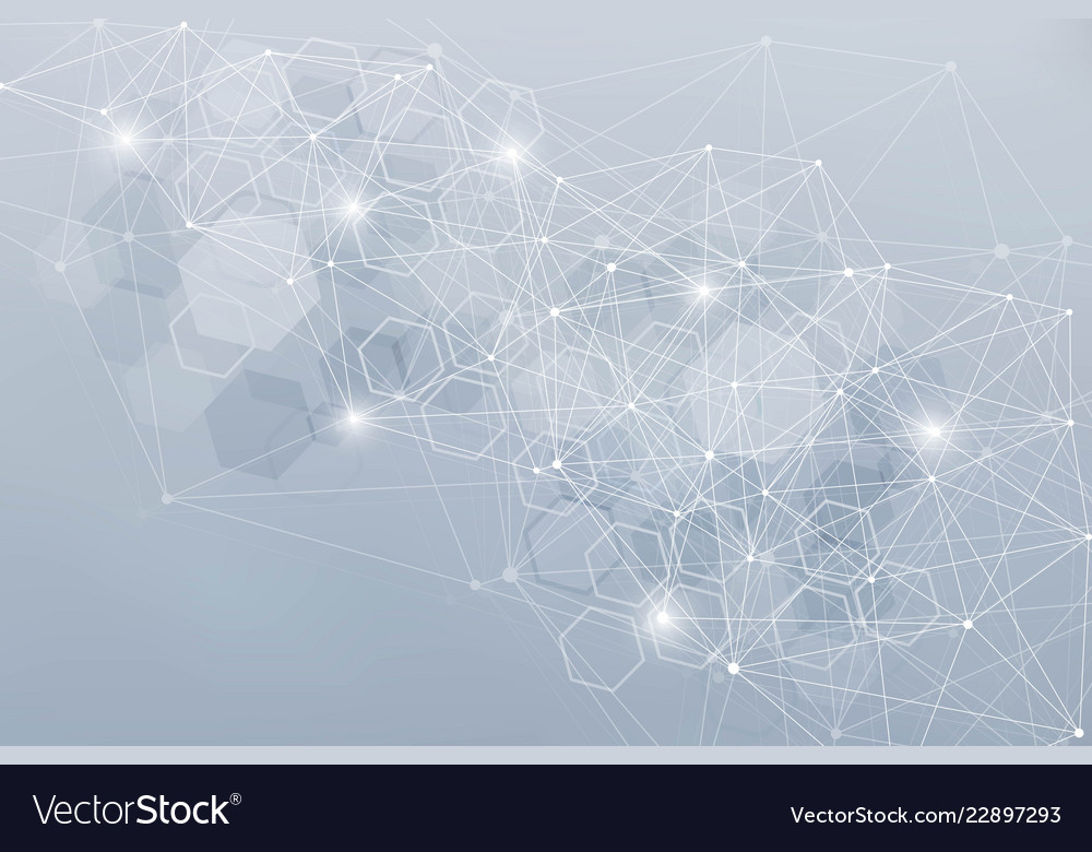 Big data visualization background modern vector image Big data visualization background modern