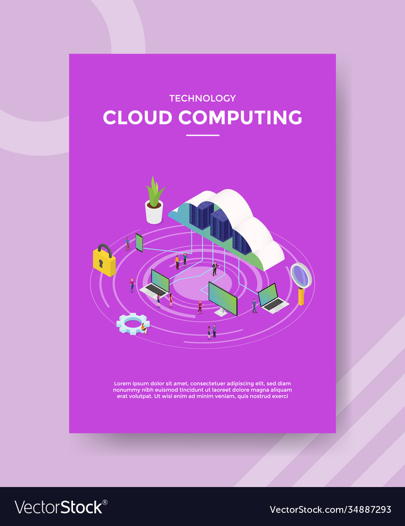 Cloud computing connection computer laptop