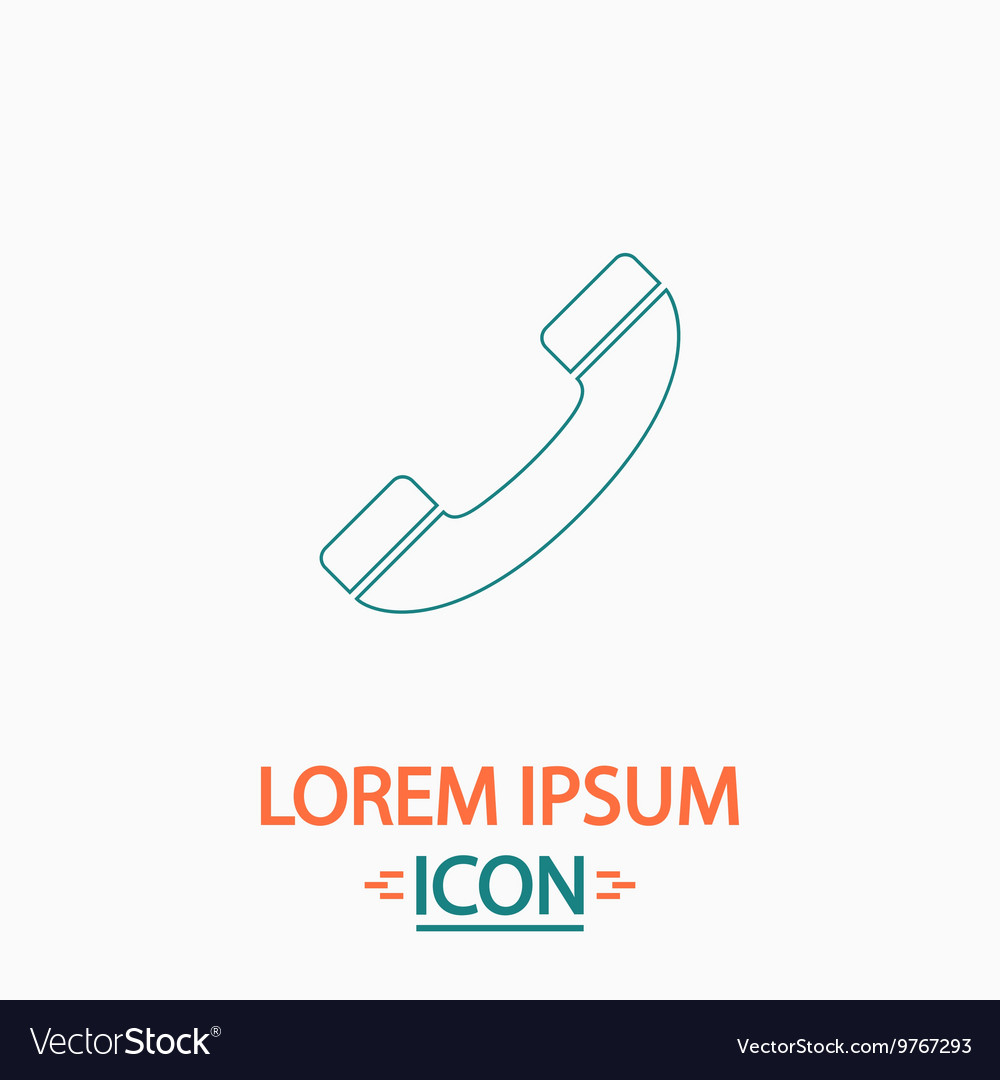 Handset computer symbol