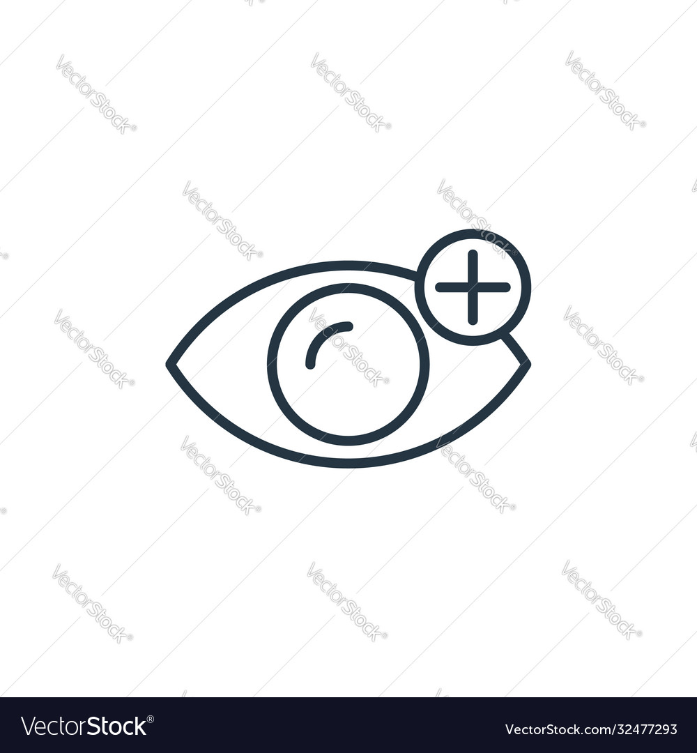 Hyperopia icon editable stroke Vector Image Hyperopia icon editable stroke