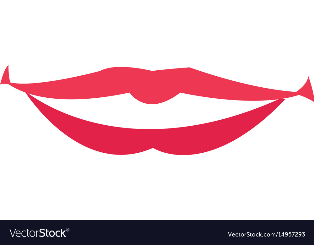 Lips woman mouth makeup lipstick Royalty Free Vector Image