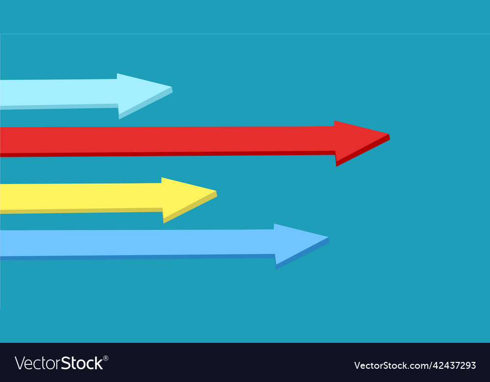 Progress arrow background growth concept step