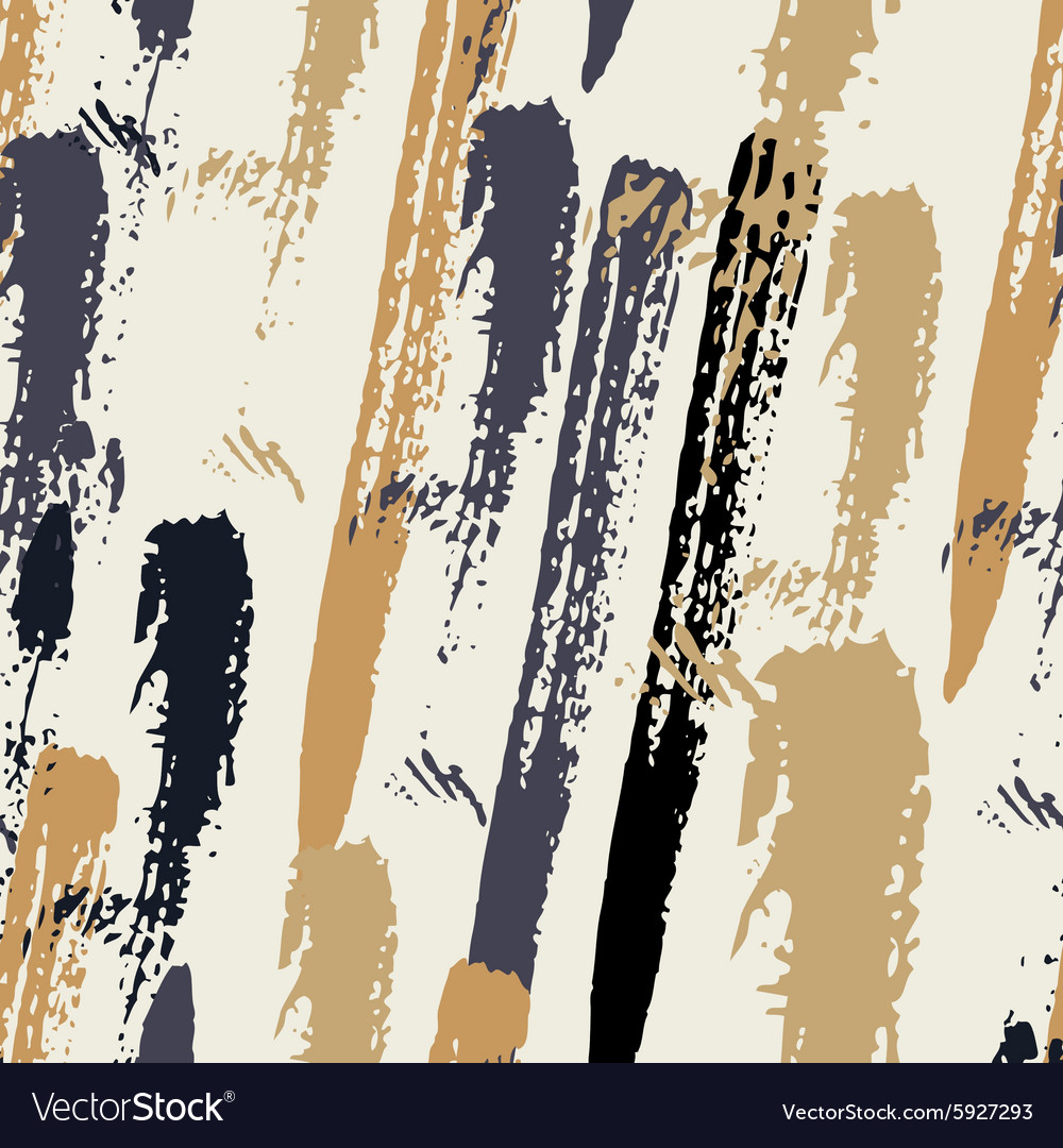 Seamless pattern with brush strokes
