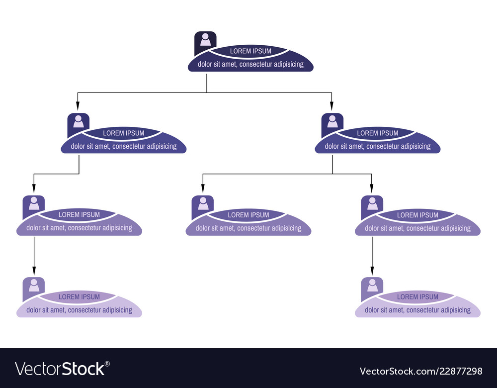 Blue business structure concept