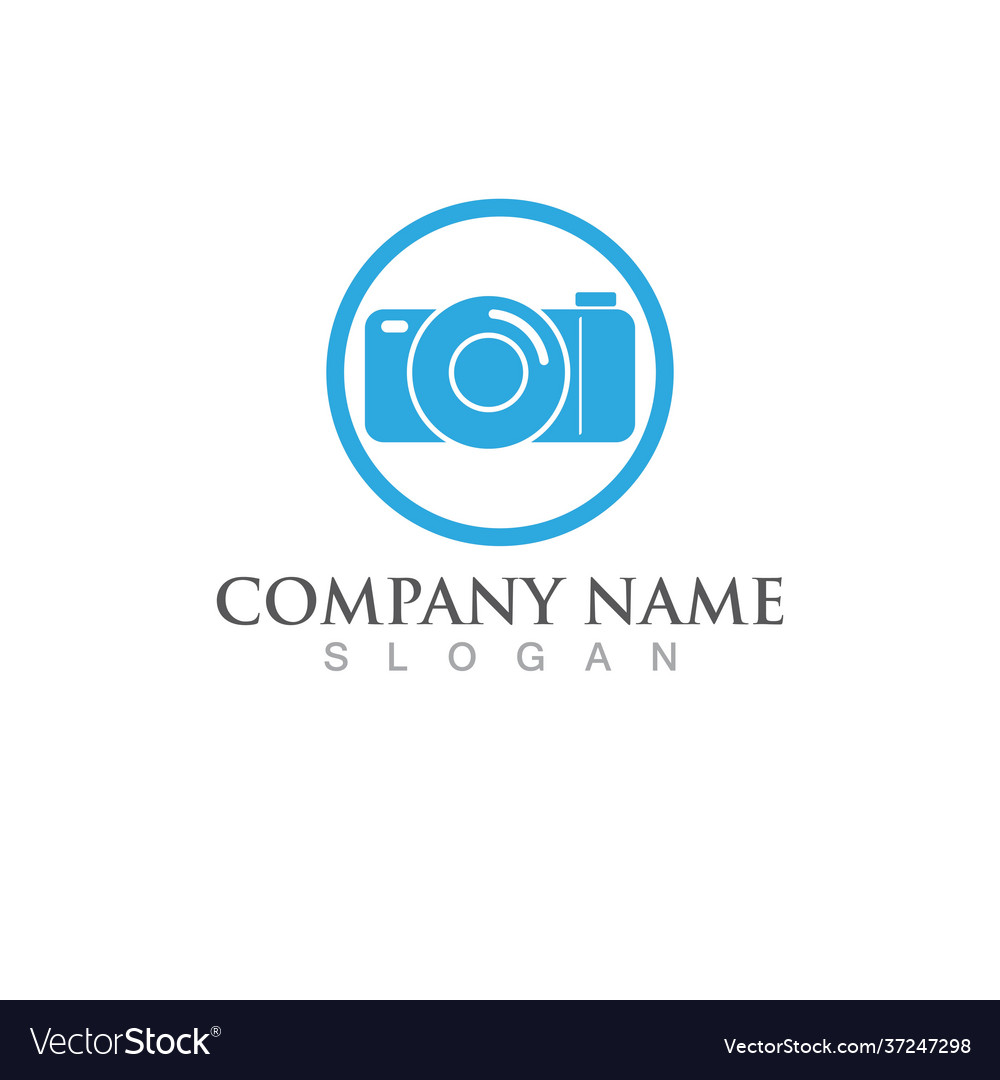 Camera logo and symbol image Royalty Free Vector Image