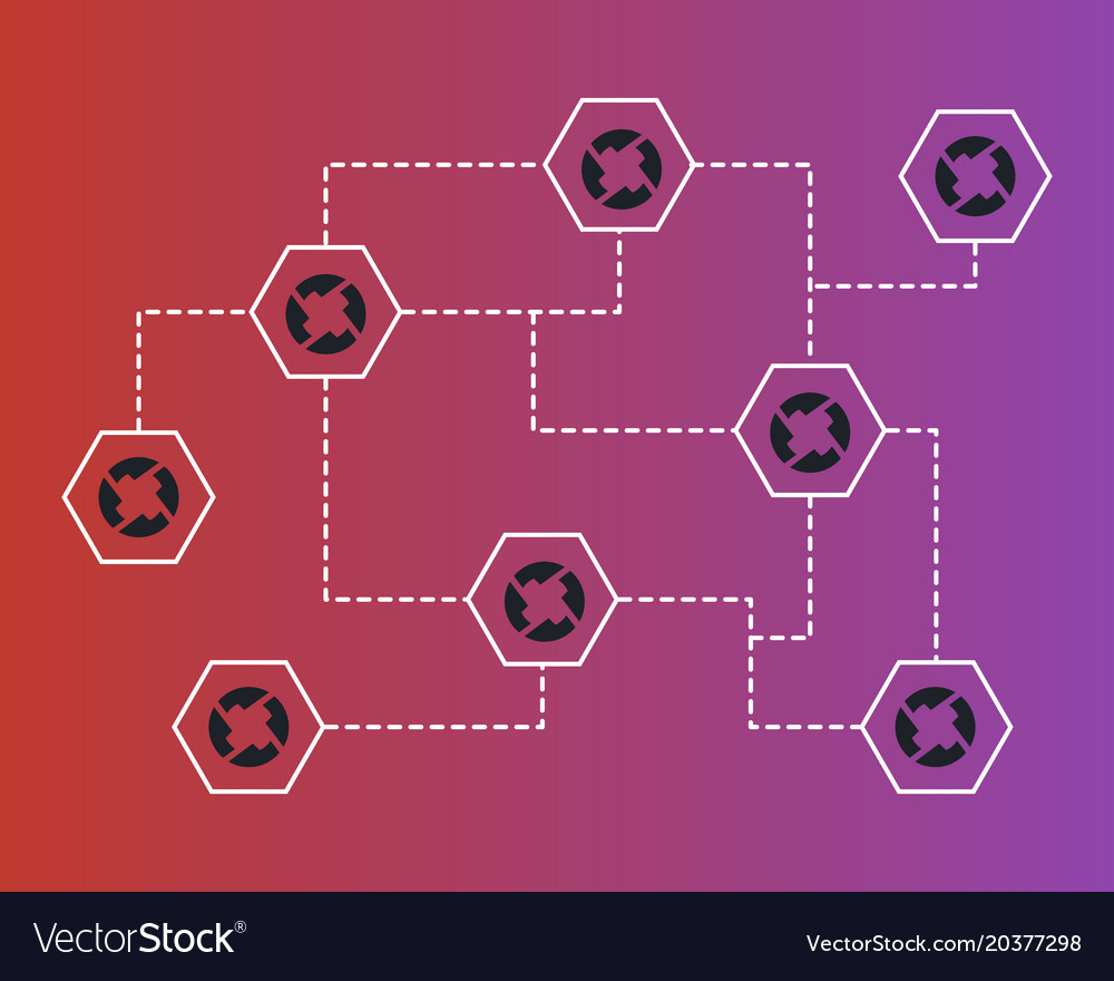 Cryptocurrency 0x blockchain style background