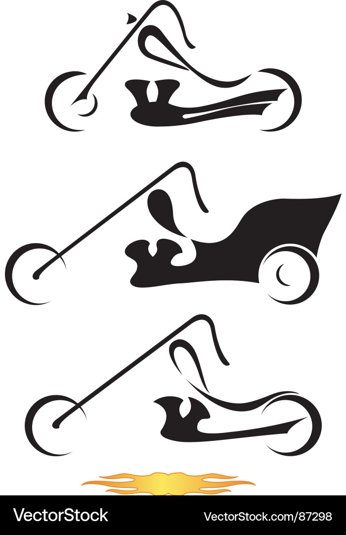 Motorcycles Royalty Free Vector Image - VectorStock