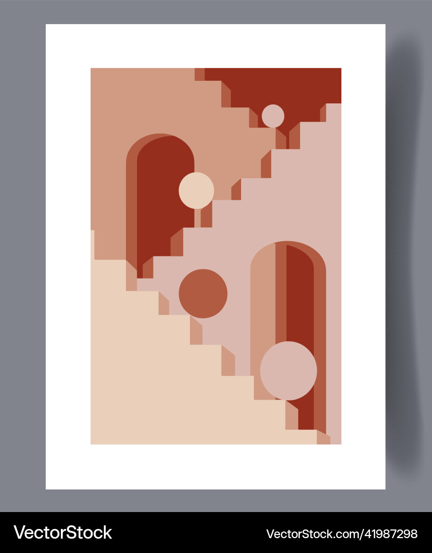 Printable wall art poster set Royalty Free Vector Image