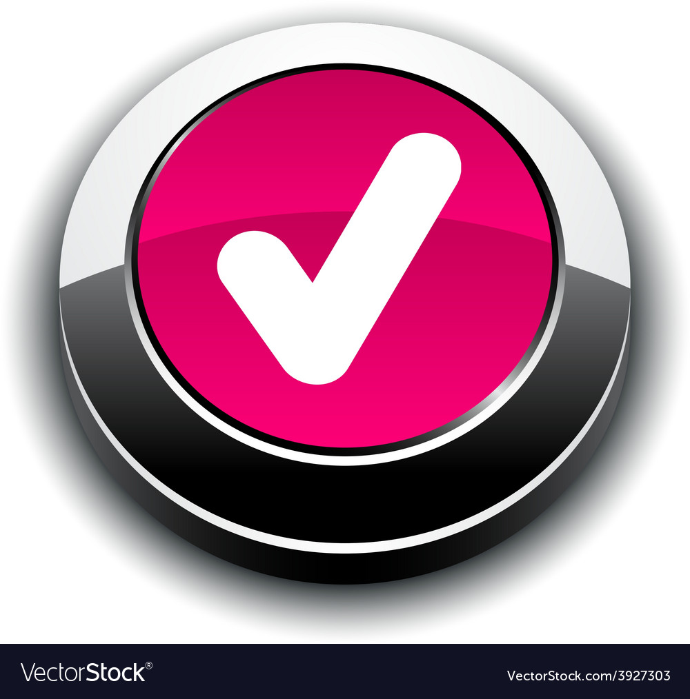 Check 3d round button