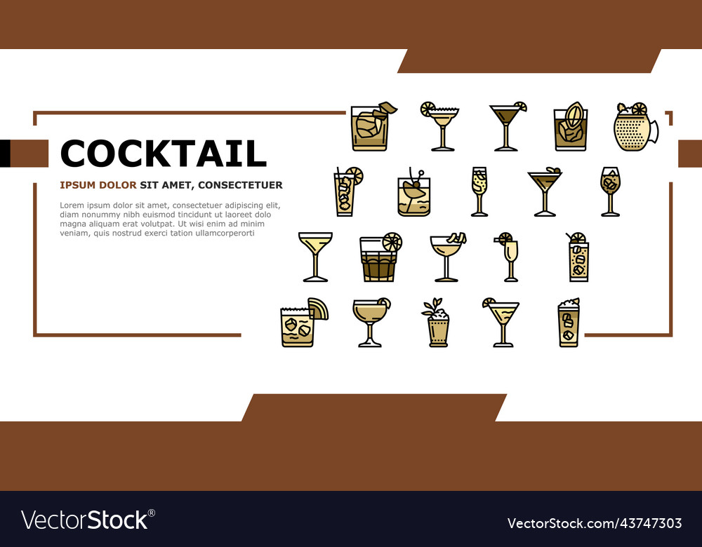 Cocktail Glas trinken Alkohol Bar Landing Header