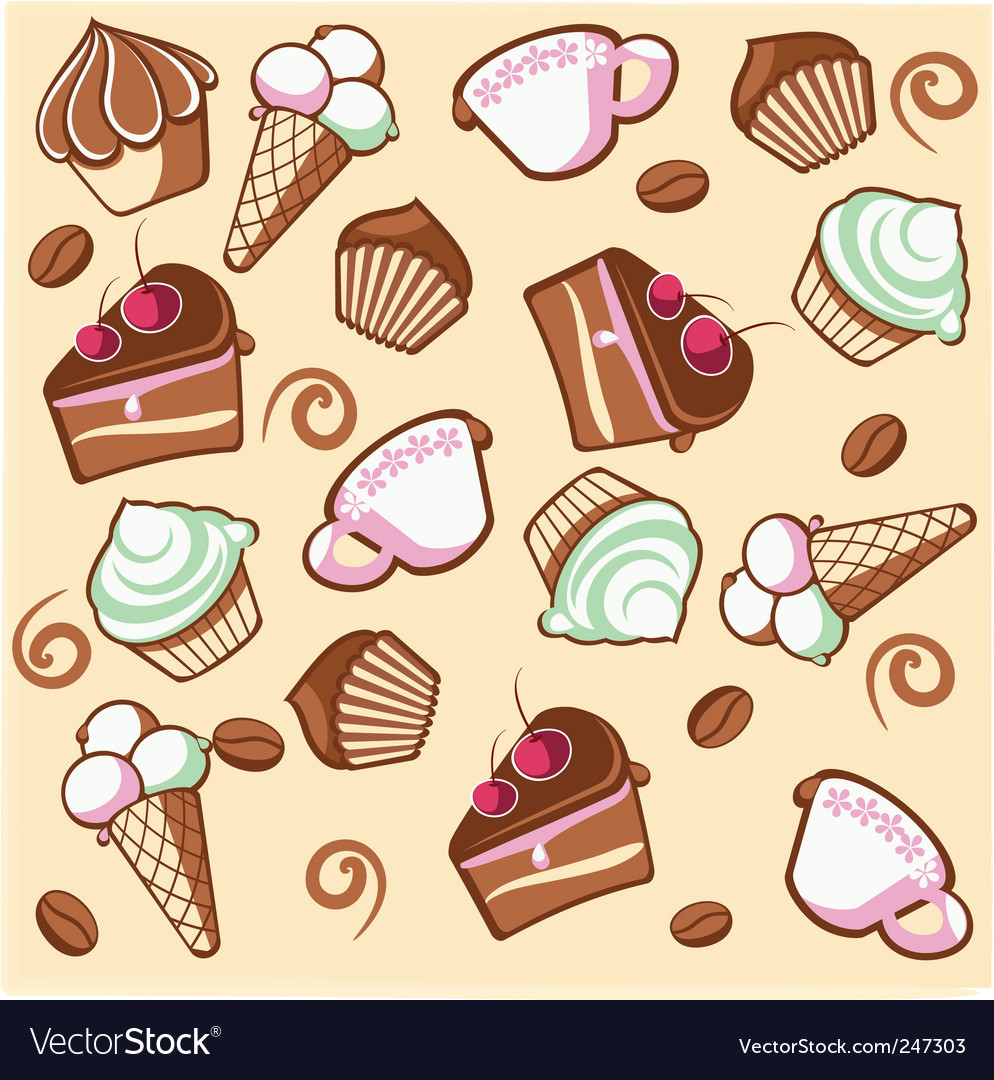 Colorful Cupcake Dessert