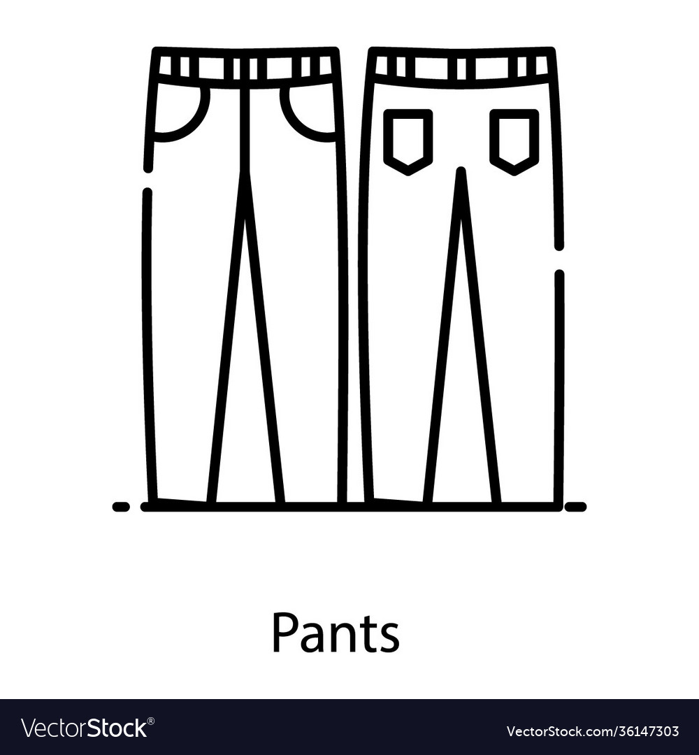 Pants Royalty Free Vector Image - VectorStock