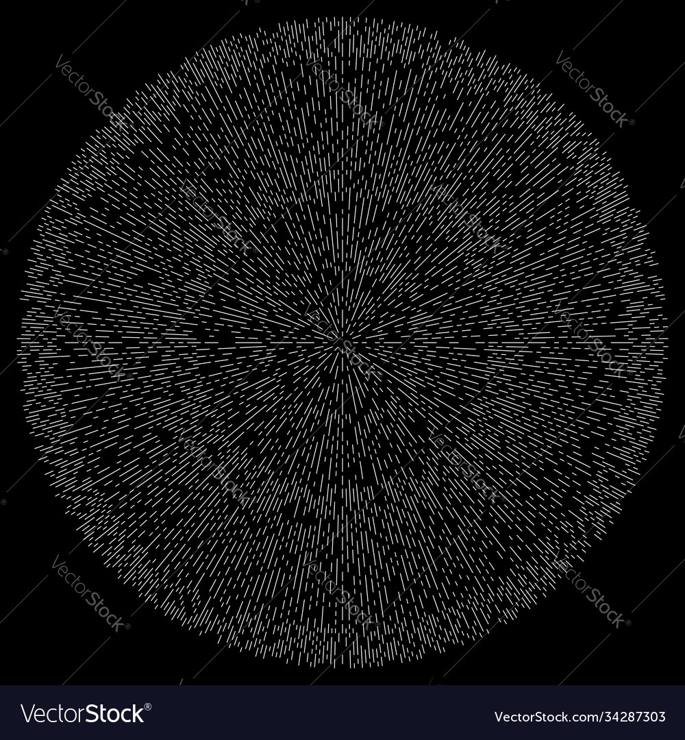 Radial radiating lines abstract burst element vector image Radial radiating lines abstract burst element