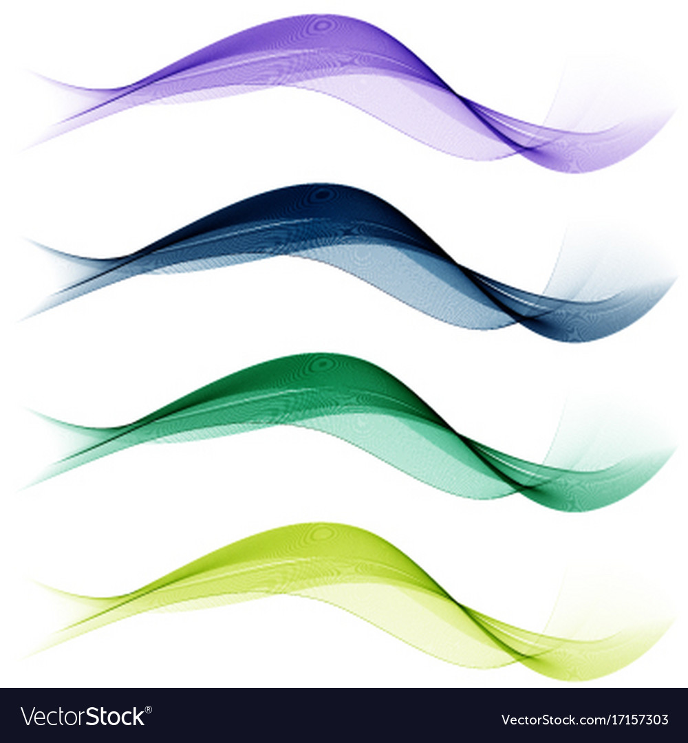 Set of abstract wave