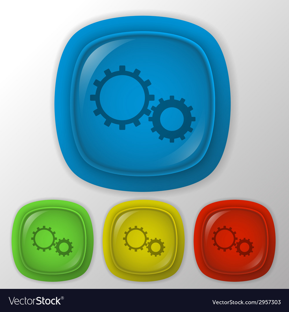 Symbol settings cogwheel