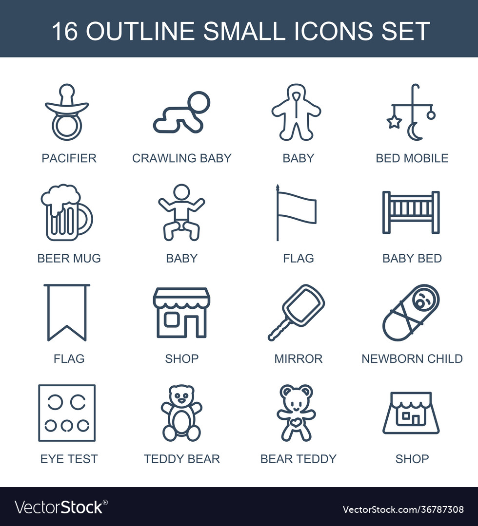 16 small icons