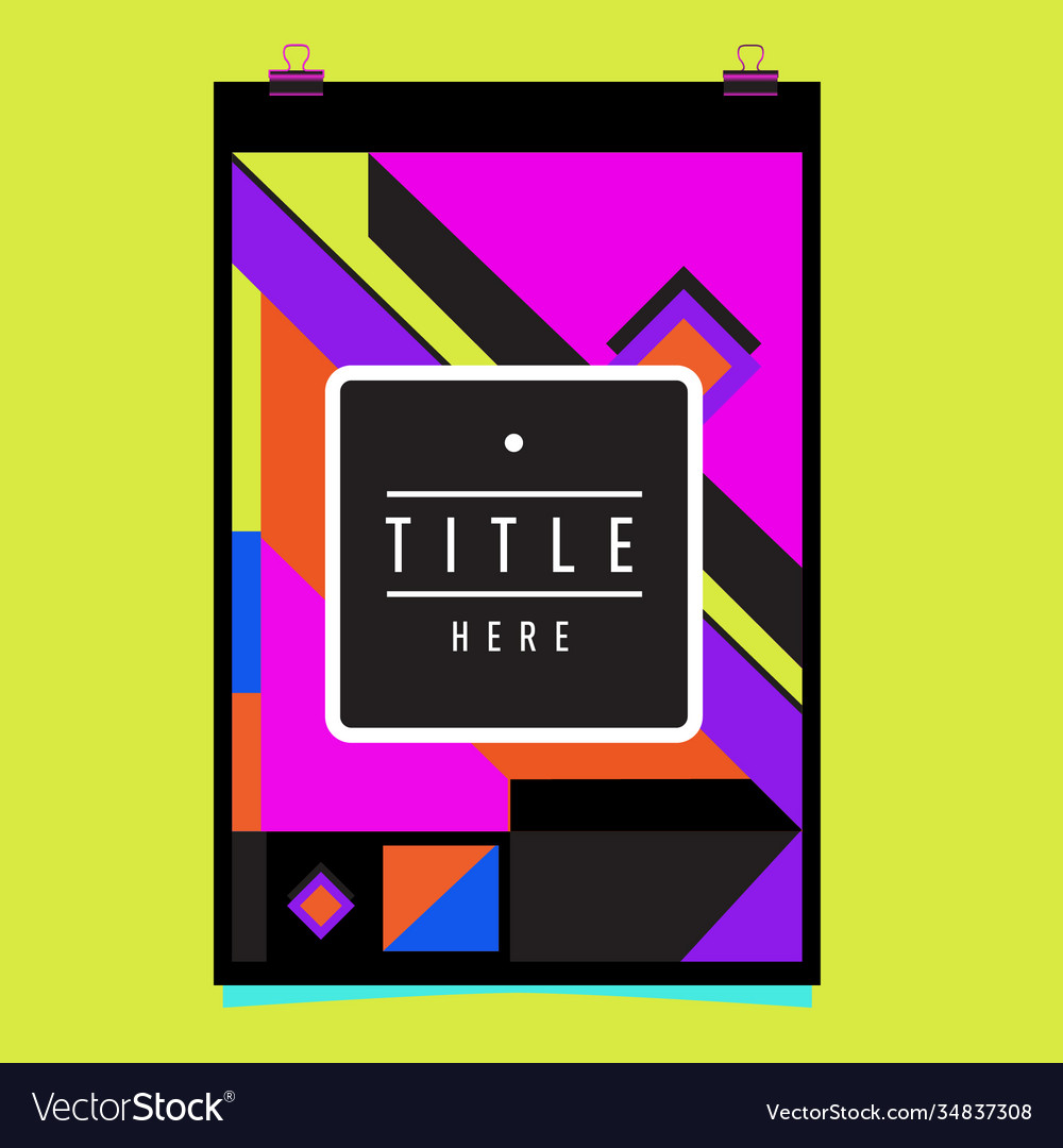 Abstract colorful geometric pattern background Vector Image Abstract colorful geometric pattern background
