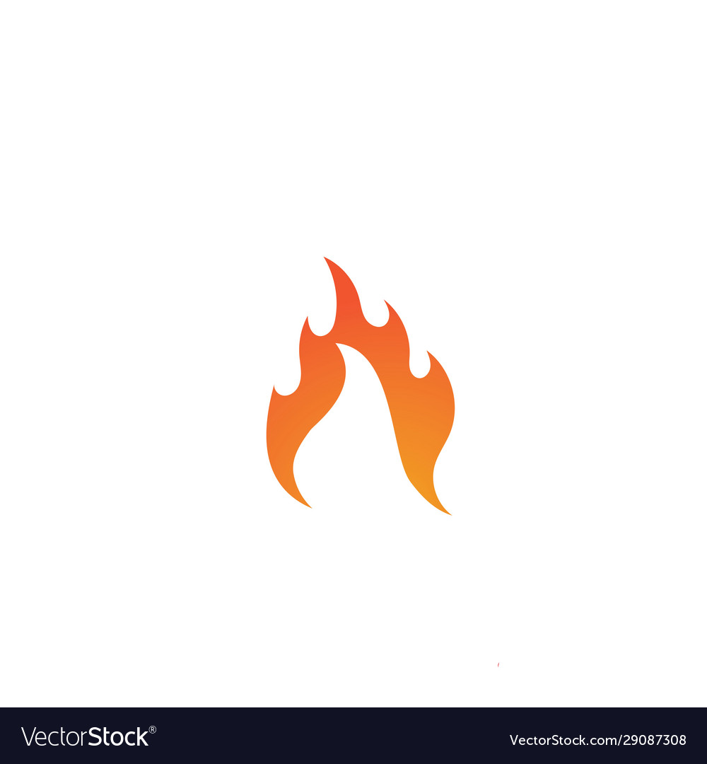 Fire flame design Royalty Free Vector Image - VectorStock