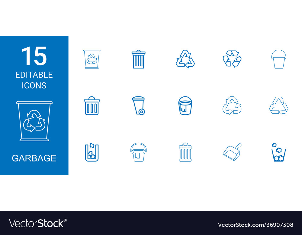 Garbage icons