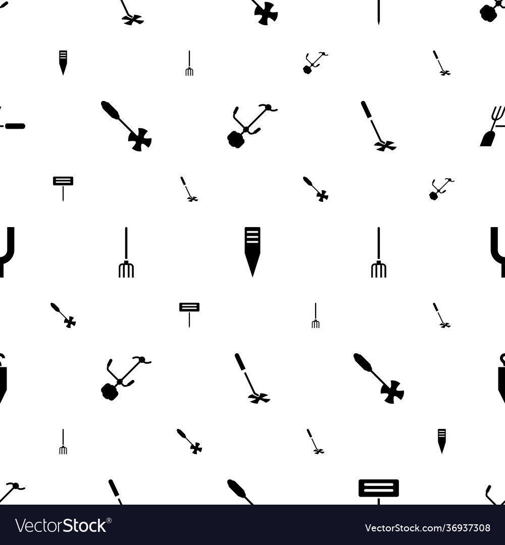 Pitchfork icons pattern seamless white background