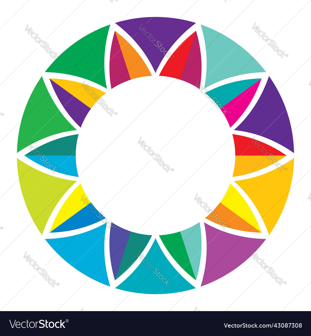 Simple motif mandala shape element circular round Vector Image Simple motif mandala shape element circular round