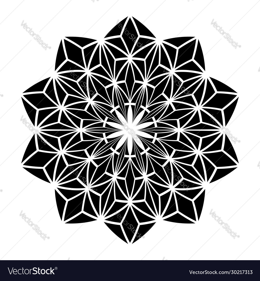Abstract geometric circle pattern