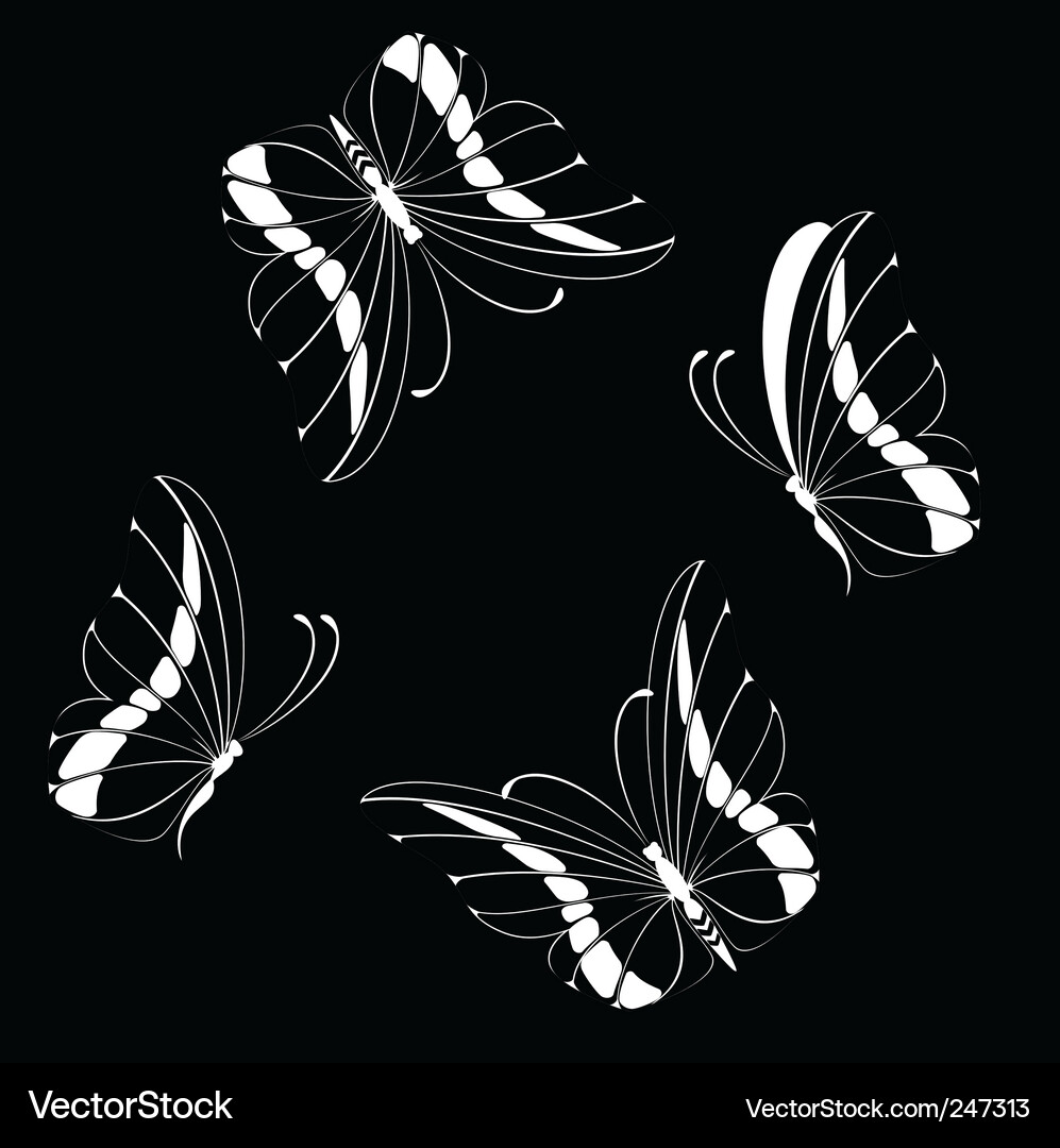 Butterfly Royalty Free Vector Image - VectorStock