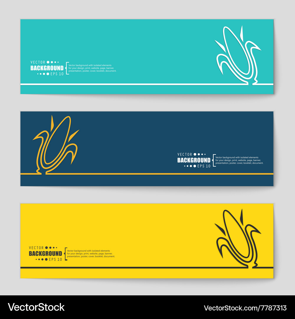 Concept banner background Royalty Free Vector Image