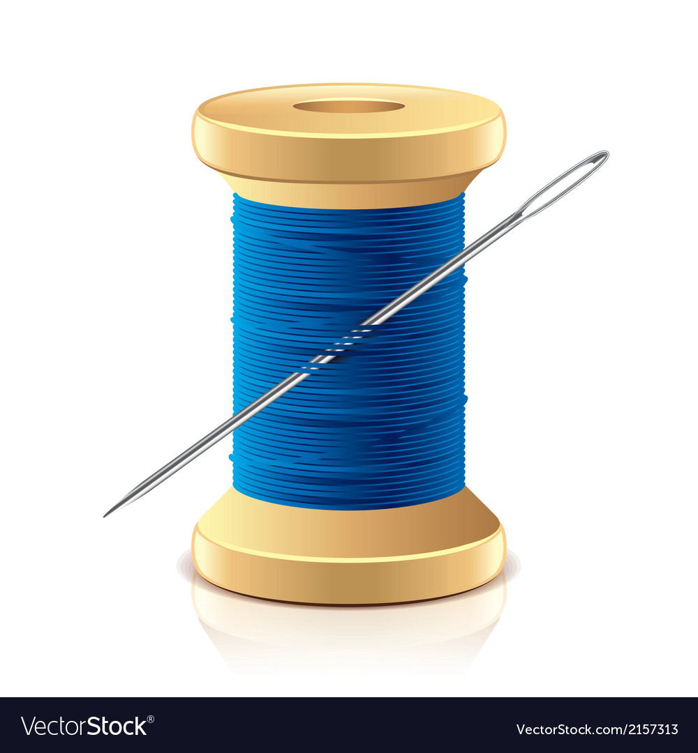 https://cdn4.vectorstock.com/i/1000x1000/73/13/object-needle-and-thread-vector-2157313.jpg